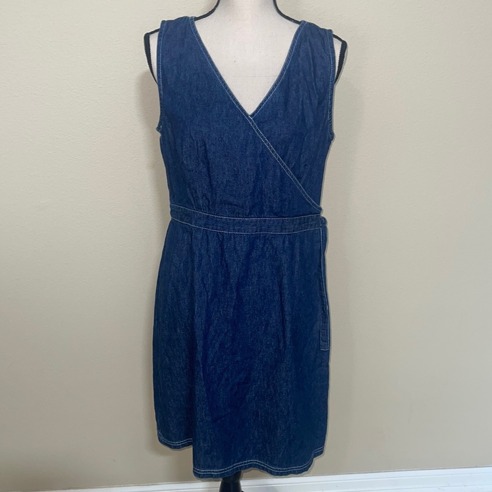 Denim Dress French Cuff